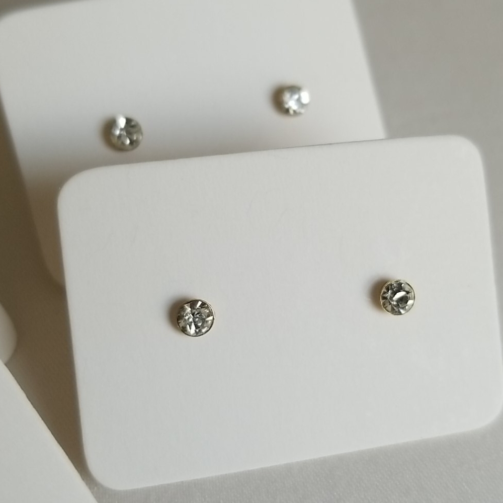 4 pairs of Dainty Post Earring, Made in Italy - Picture 4 of 5